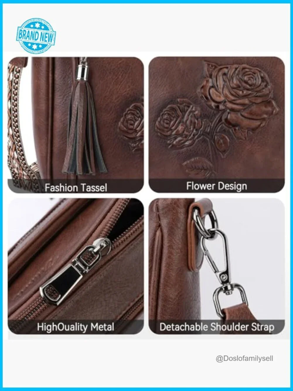 Trendy Vegan Leather Hobo Crossbody Purse Embossed Shoulder Handbag Lightweight